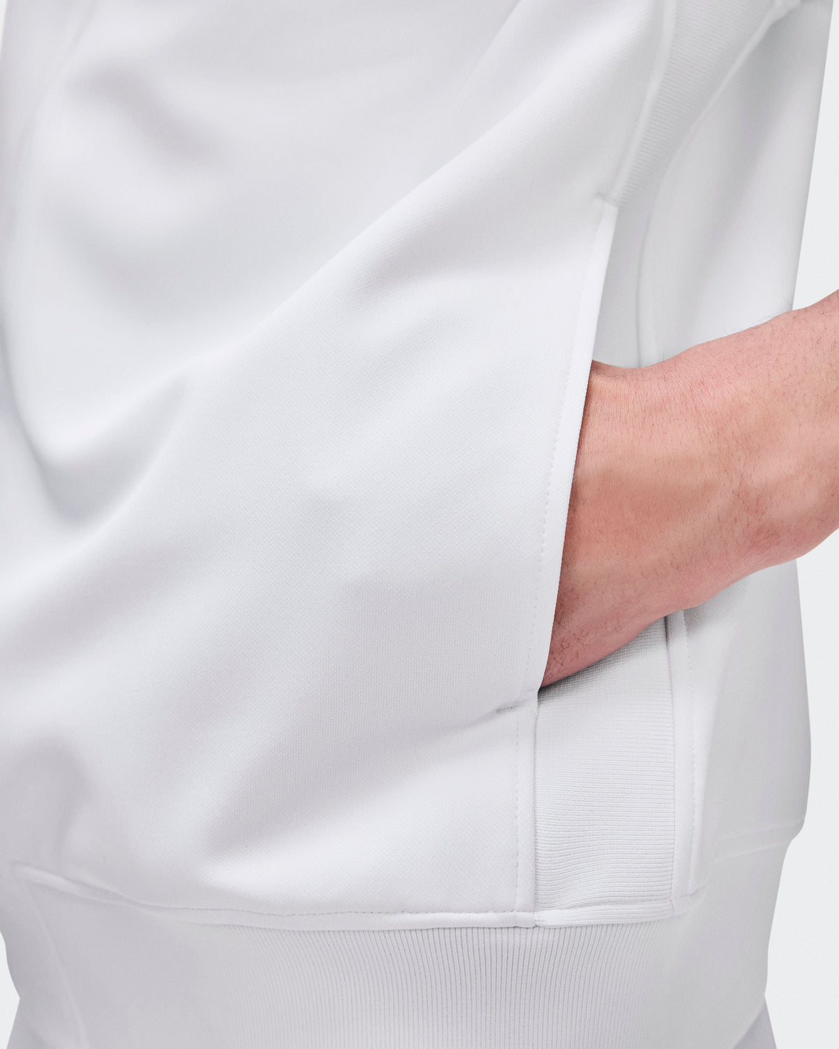 Men's Courtside Full Zip LDN White - US 7696