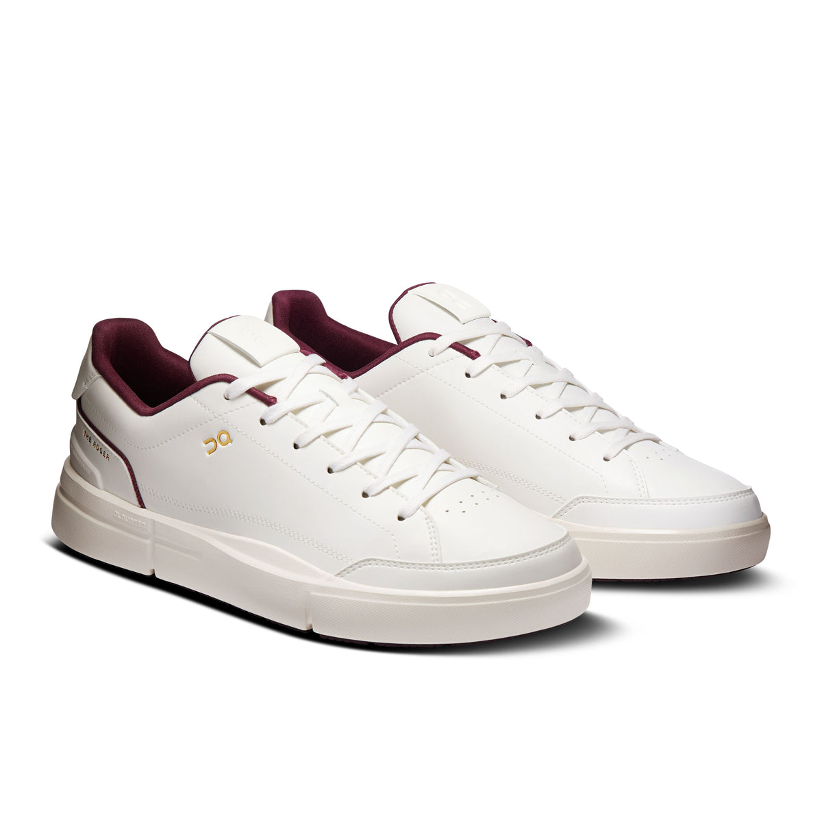 Men's THE ROGER Centre Court Ivory | Maroon - US 3189