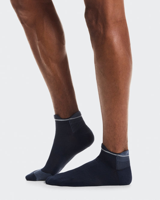 Performance Run Sock Low Navy | Navy - US 6405