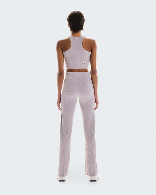 Women's All-Day Ribbed Pants Orchid | Lilac - US 8689