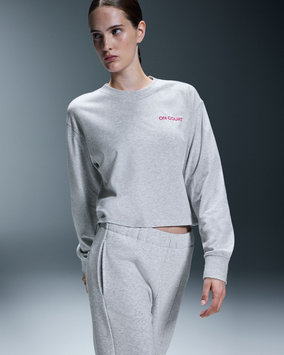 Women's Open Club Long-T Crop Crater - US 4906