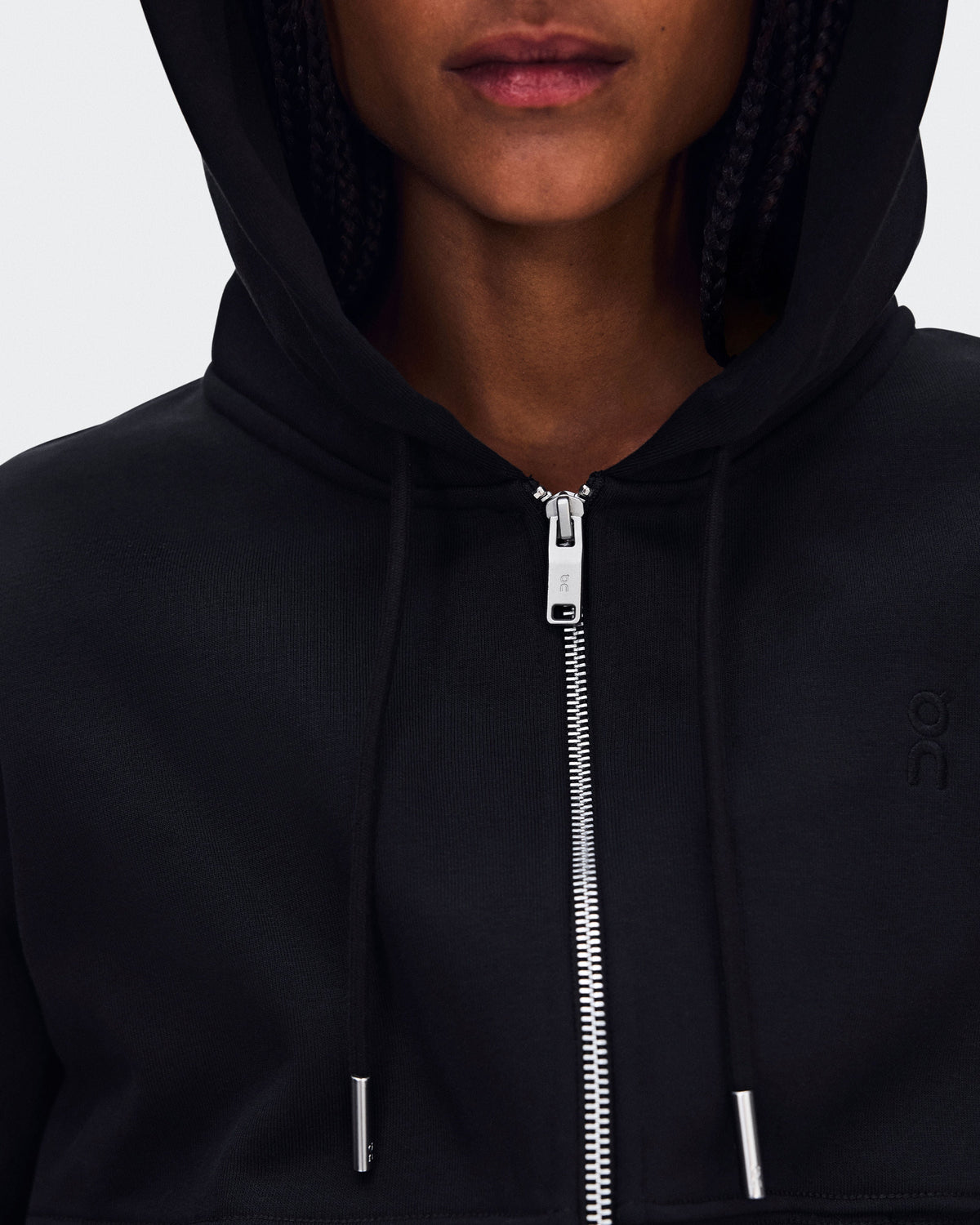 Women's Club Collective Full Zip Hoodie Black - US 4423