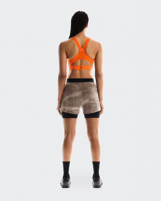 Women's 3" Performance Shorts AOP Cinder | Black - US 6468