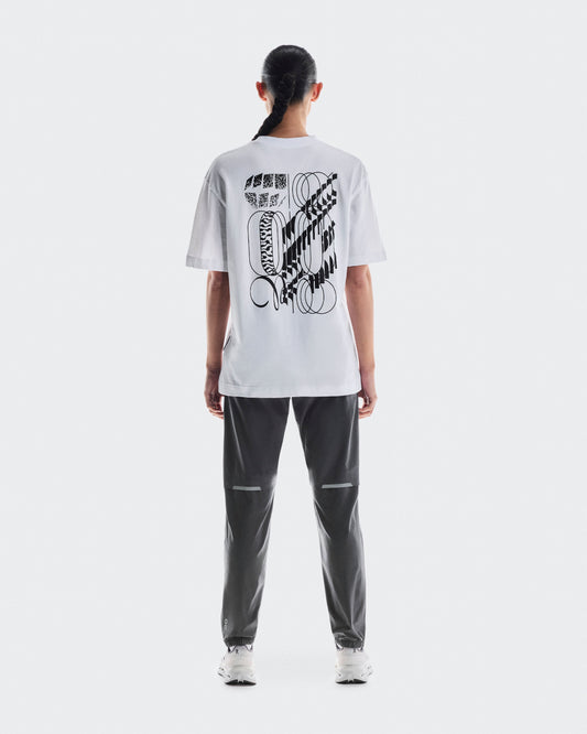 Women's Club-T Graphic White | Black - US 7797