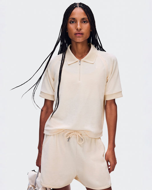Women's Courtside Polo Terry Chantilly - US 5453