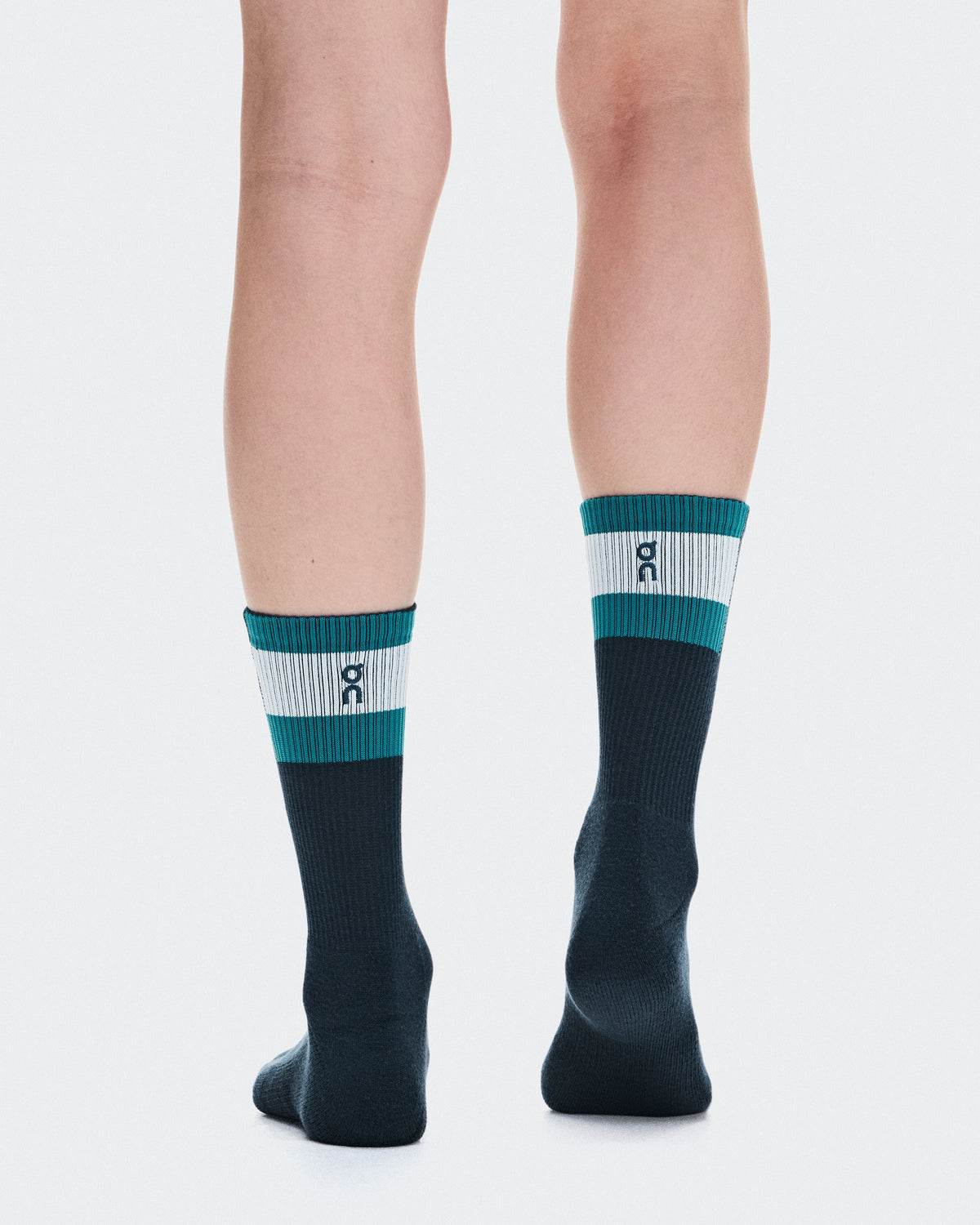 Courtside Sock High 2P Ivory | Midnight - US 2916