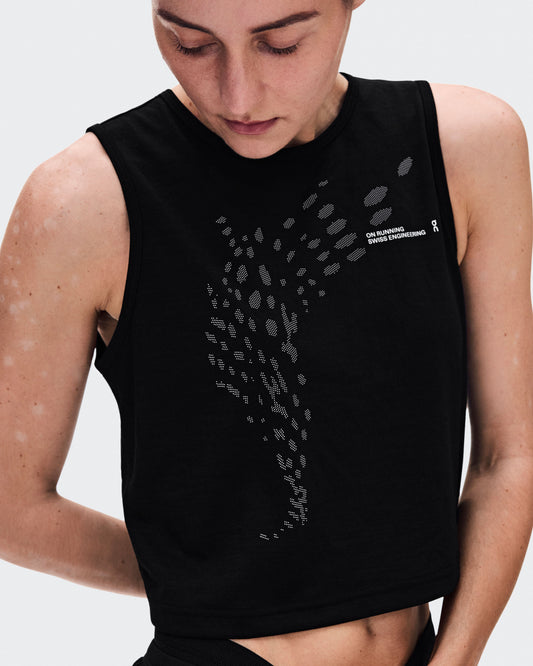 Women's On Run Tank Black - US 1426