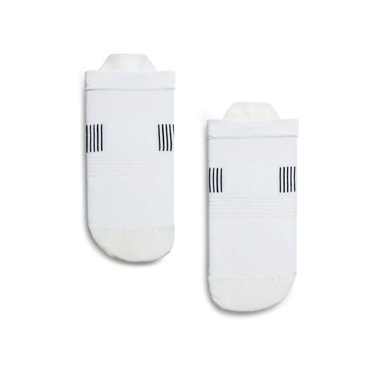Men's Ultralight Low Sock White | Black - US 9188