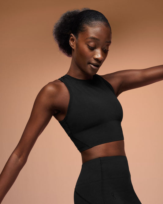 Women's Movement Crop Black - US 7459