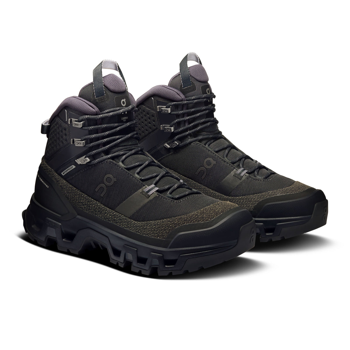 Women's Cloudrock Trek Waterproof Black | Black - US 7970