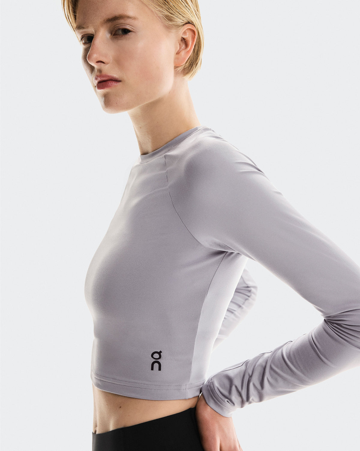 Women's Studio Long-T Crop Lilac - US 6213
