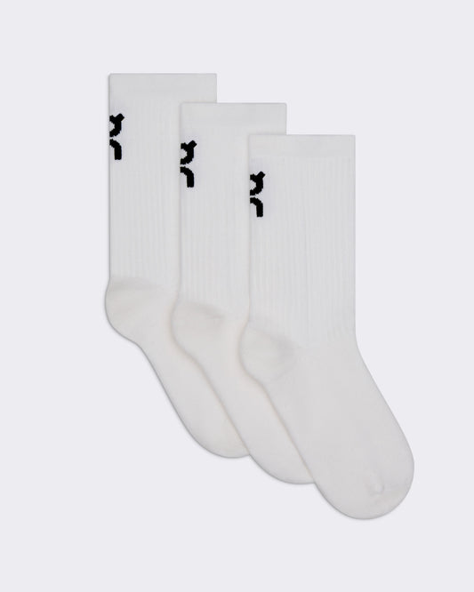 Kids Logo Sock High 3P Kids White - US 6687