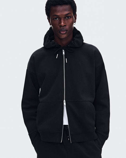 Men's Club Collective Full Zip Hoodie Black - US 4704