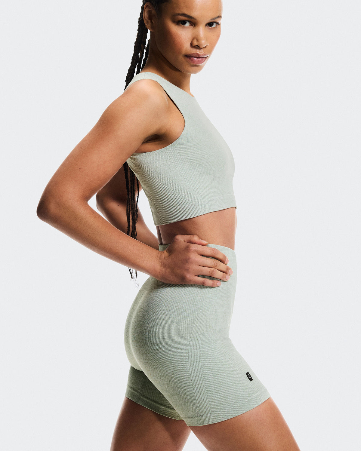 Women's Studio Knit Shorts Mineral Heather - US 5940