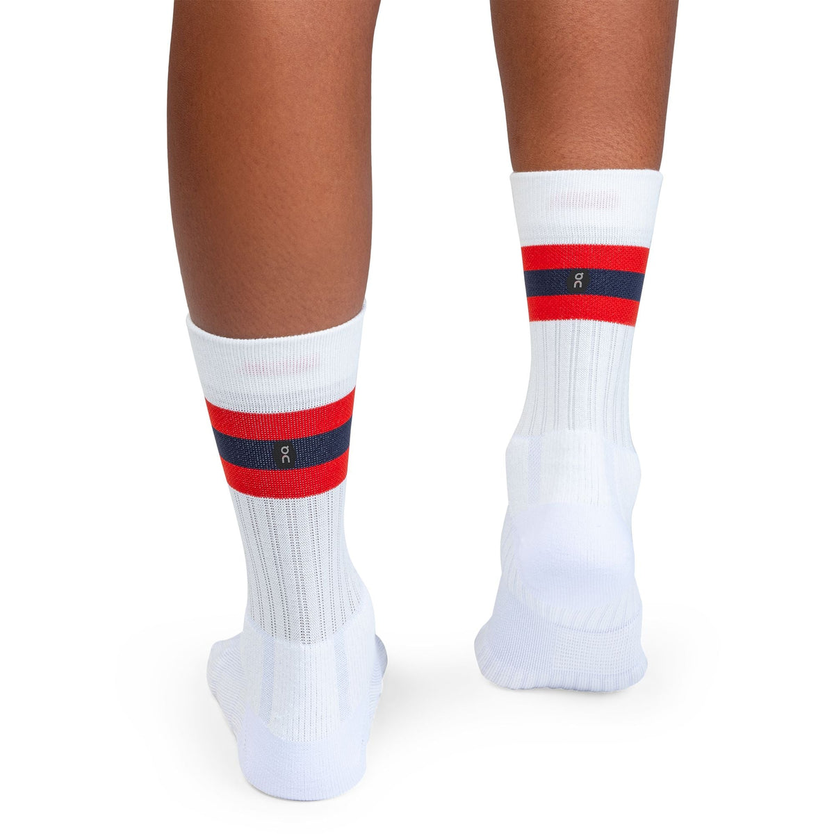 Women's Tennis Sock White | Red - US 8840