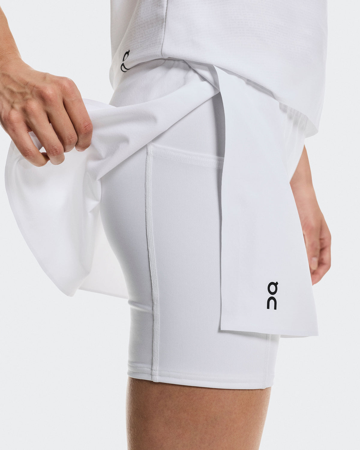 Women's Court Skirt Split White - US 6456