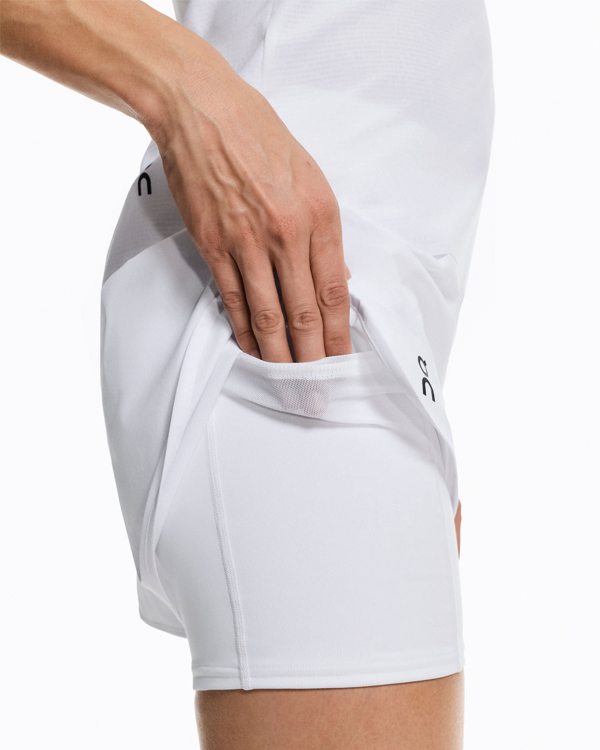 Women's 3" Court Shorts 2-in-1 White - US 6794