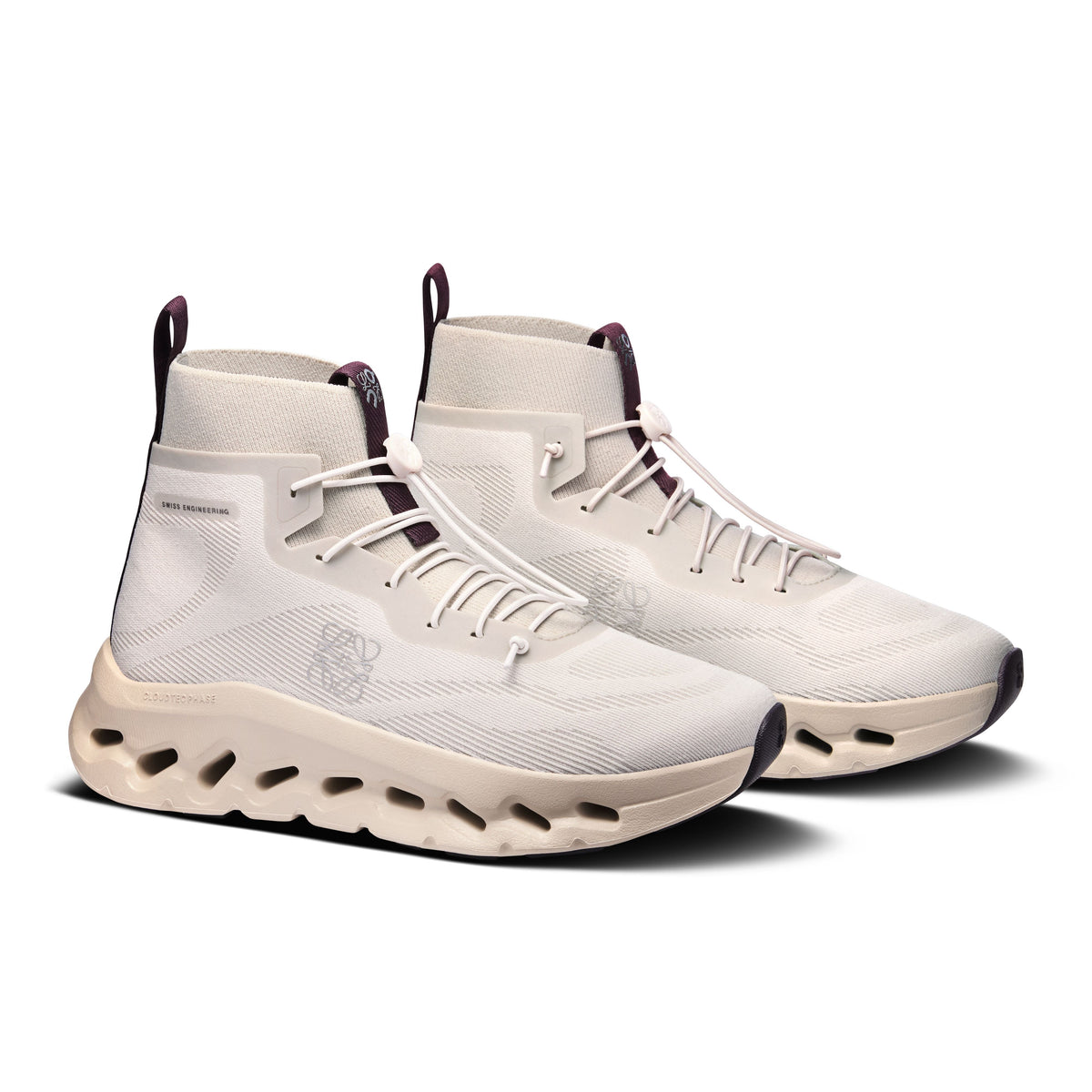 Women's Cloudtilt Hi LOEWE Sand | Oatmeal | Plum - US 9879