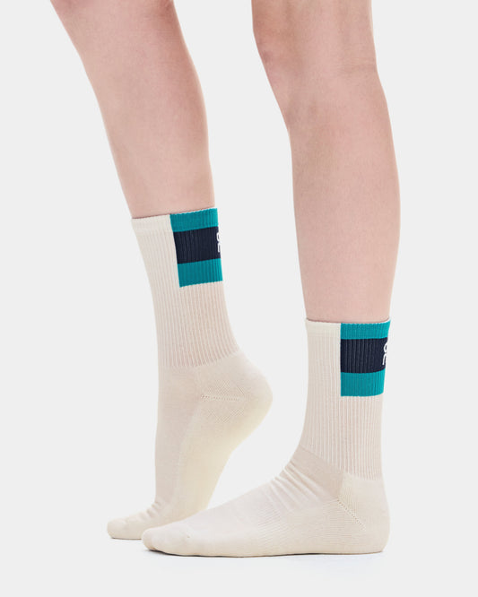 Courtside Sock High 2P Ivory | Midnight - US 2916
