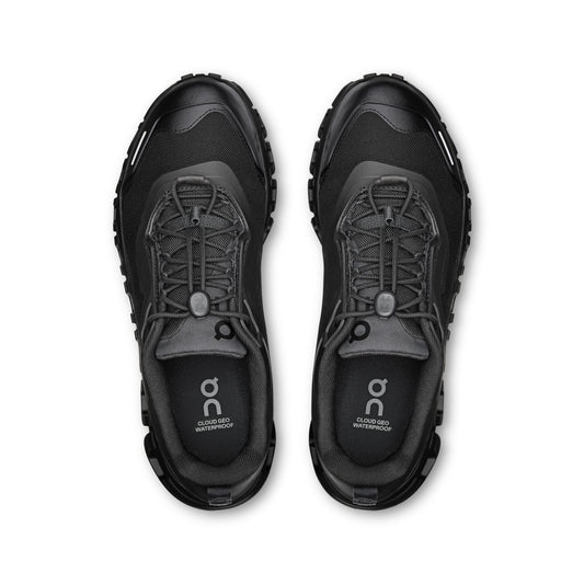 Women's Cloud 6 Geo Waterproof Black | Black - US 6530