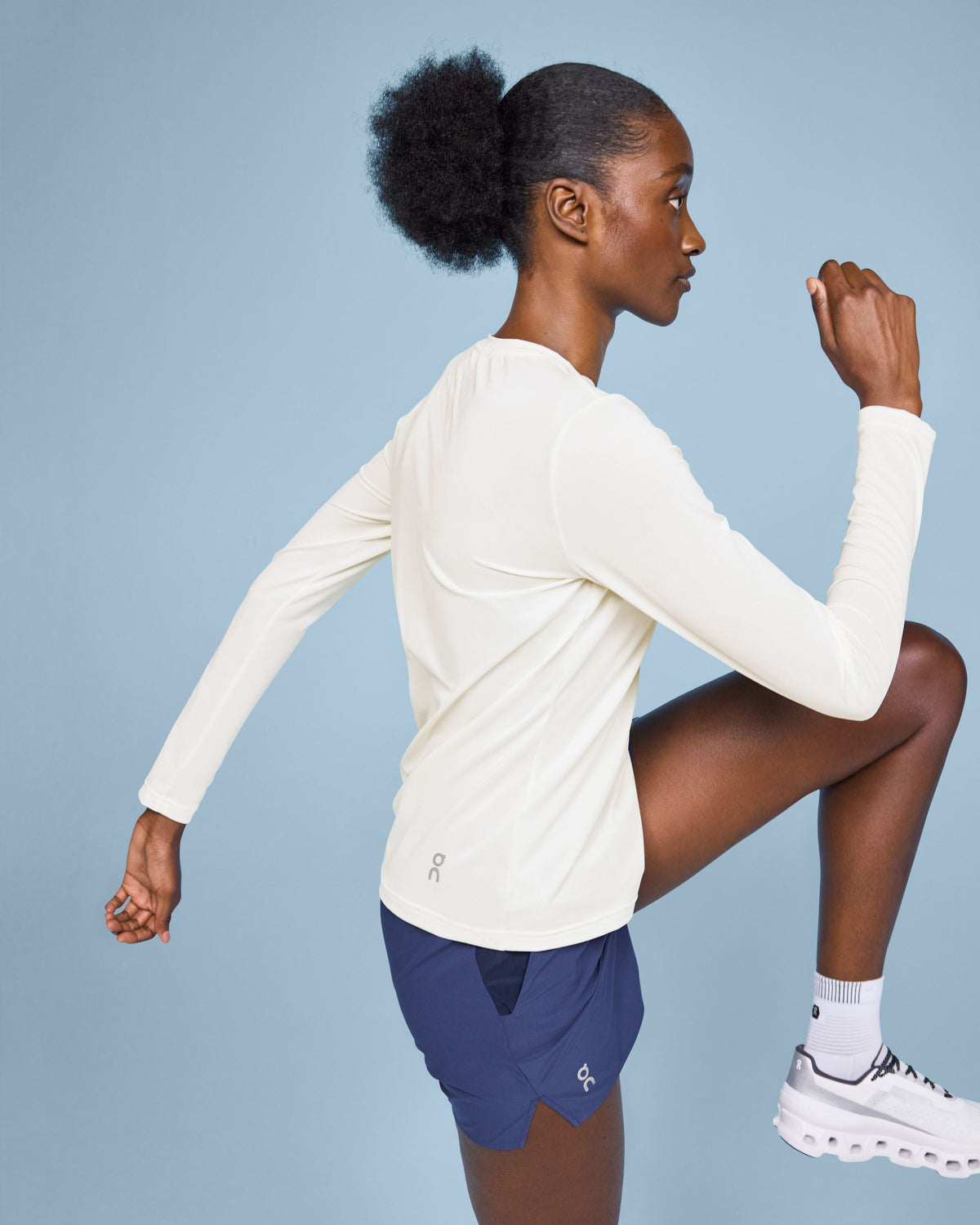 Women's Core Long-T Undyed-White - US 3750