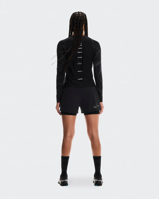 Women's Performance Long-T Lumos Black - US 3488