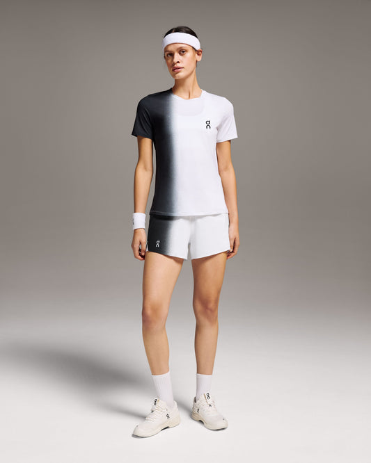Women's Court Shorts Black | White - US 9482