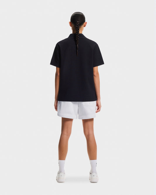 Women's Courtside Polo Black | Eclipse - US 7351