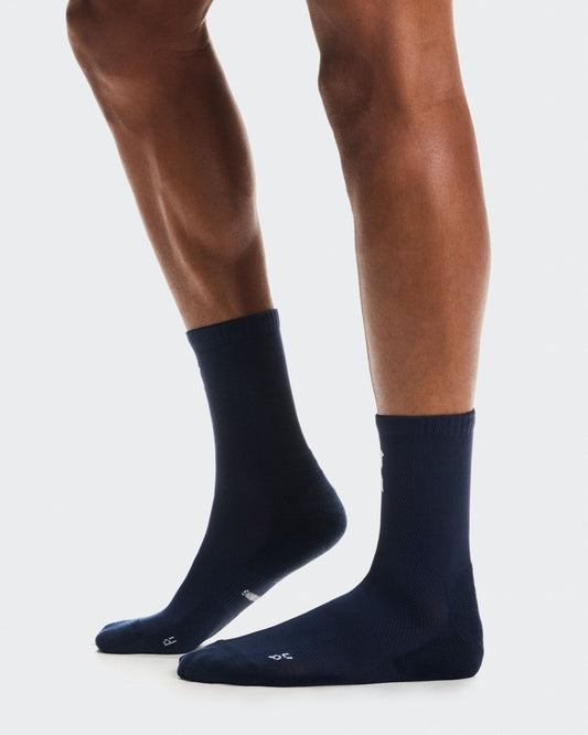 Core Run Sock High 2P Navy - US 1896
