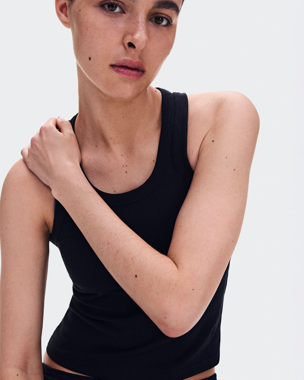 Women's All-Day Ribbed Tank Black - US 8720