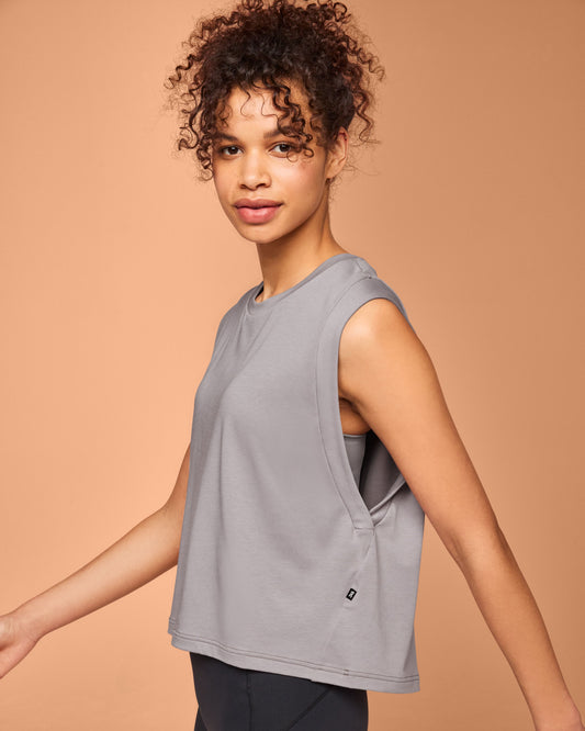Women's Focus Crop Zinc - US 4465