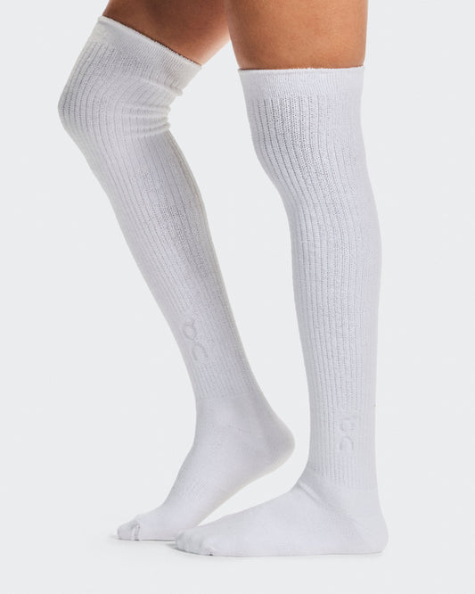 Terry Sock Knee High White - US 3315