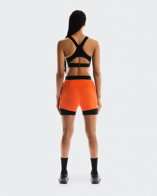 Women's Performance Bra AOP Cinder | Black - US 1643