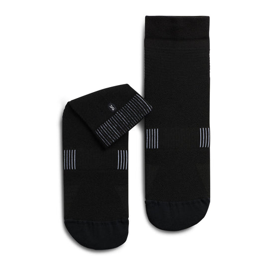 Men's Ultralight Mid Sock Black | White - US 5256