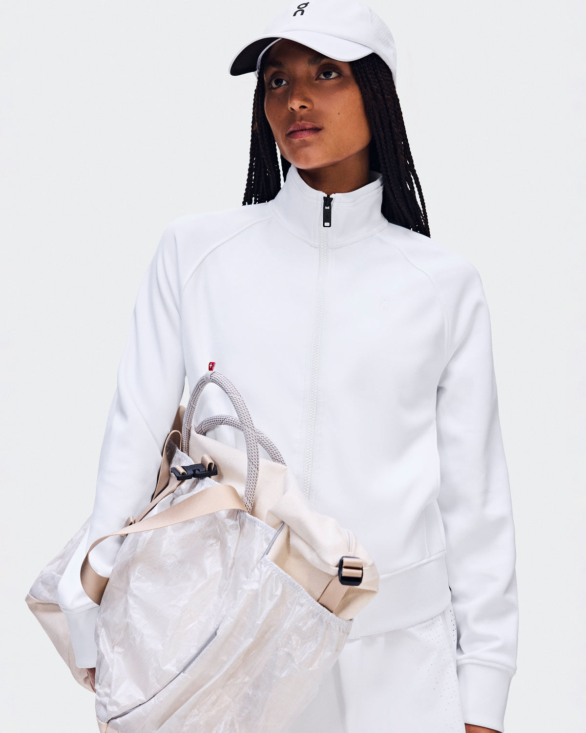 Women's Courtside Full Zip LDN White - US 1076