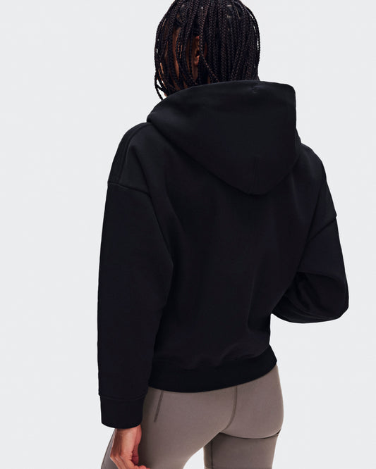 Women's Club Collective Full Zip Hoodie Black - US 4423