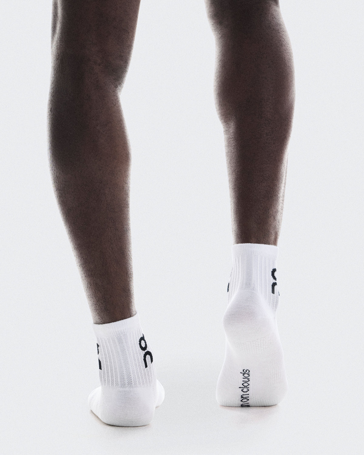 Logo Sock Mid 3P White - US 1609