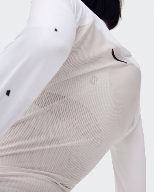 Women's Performance Long-T White | Silver - US 6396