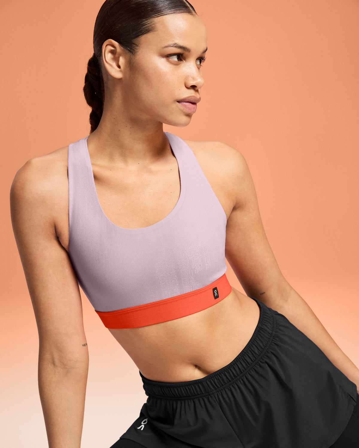 Women's Pace Bra Mauve | Flame - US 9856