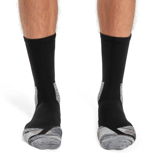 Men's Explorer Merino Sock Black | Glacier - US 9869