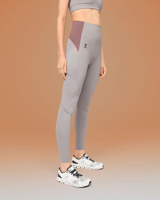Women's Movement Tights Long Zinc | Grape - US 3715