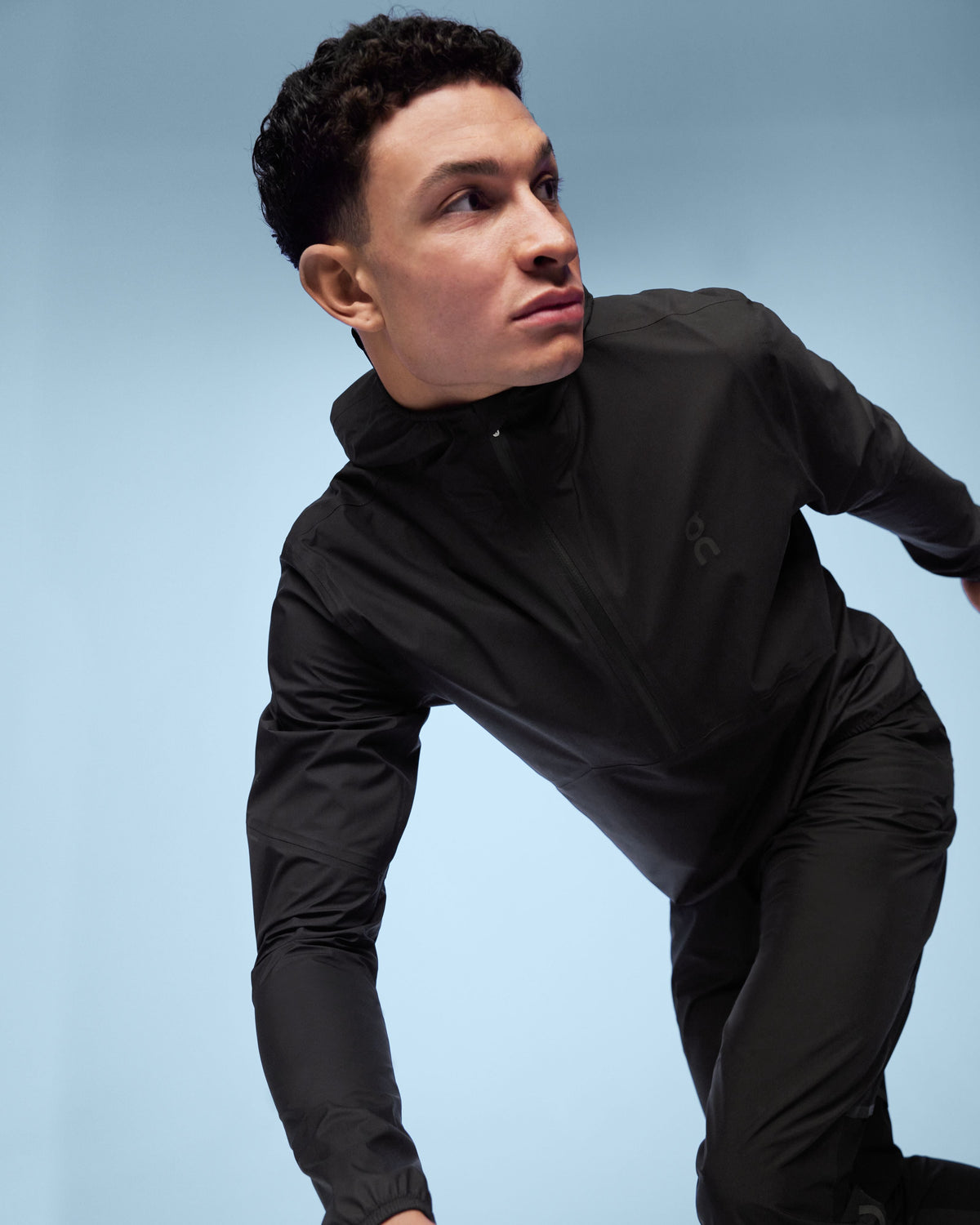 Men's Waterproof Anorak Black - US 1659