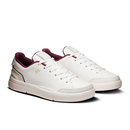 Women's THE ROGER Centre Court Ivory | Maroon - US 5586