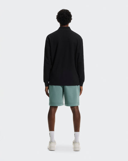 Men's Courtside Long-T Polo Black | Eclipse - US 8584