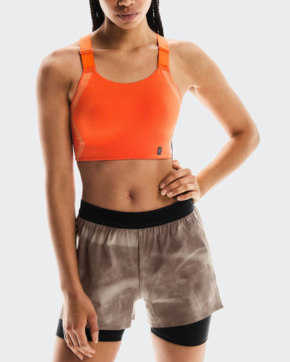 Women's 3" Performance Shorts AOP Cinder | Black - US 6468