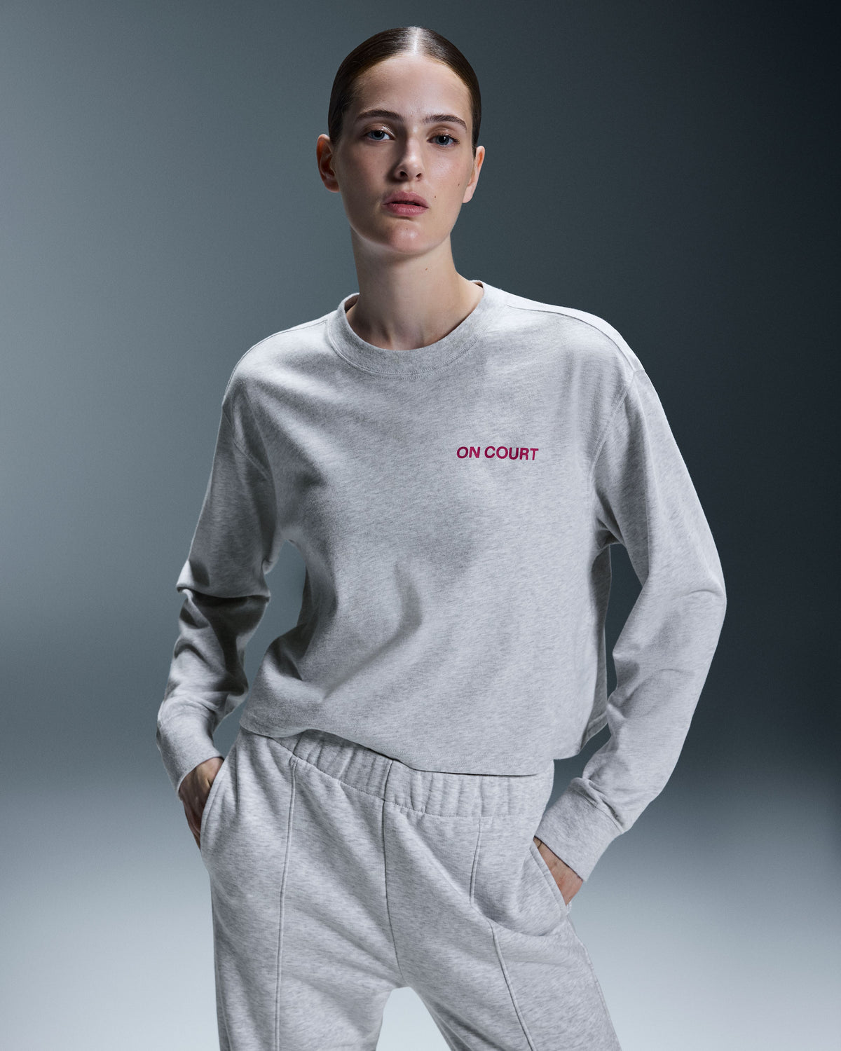Women's Open Club Long-T Crop Crater - US 4906