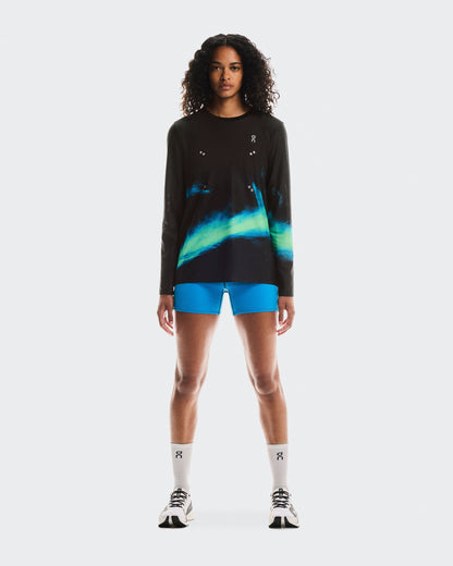 Women's Pace Mesh Long-T Black | Horizon - US 1313