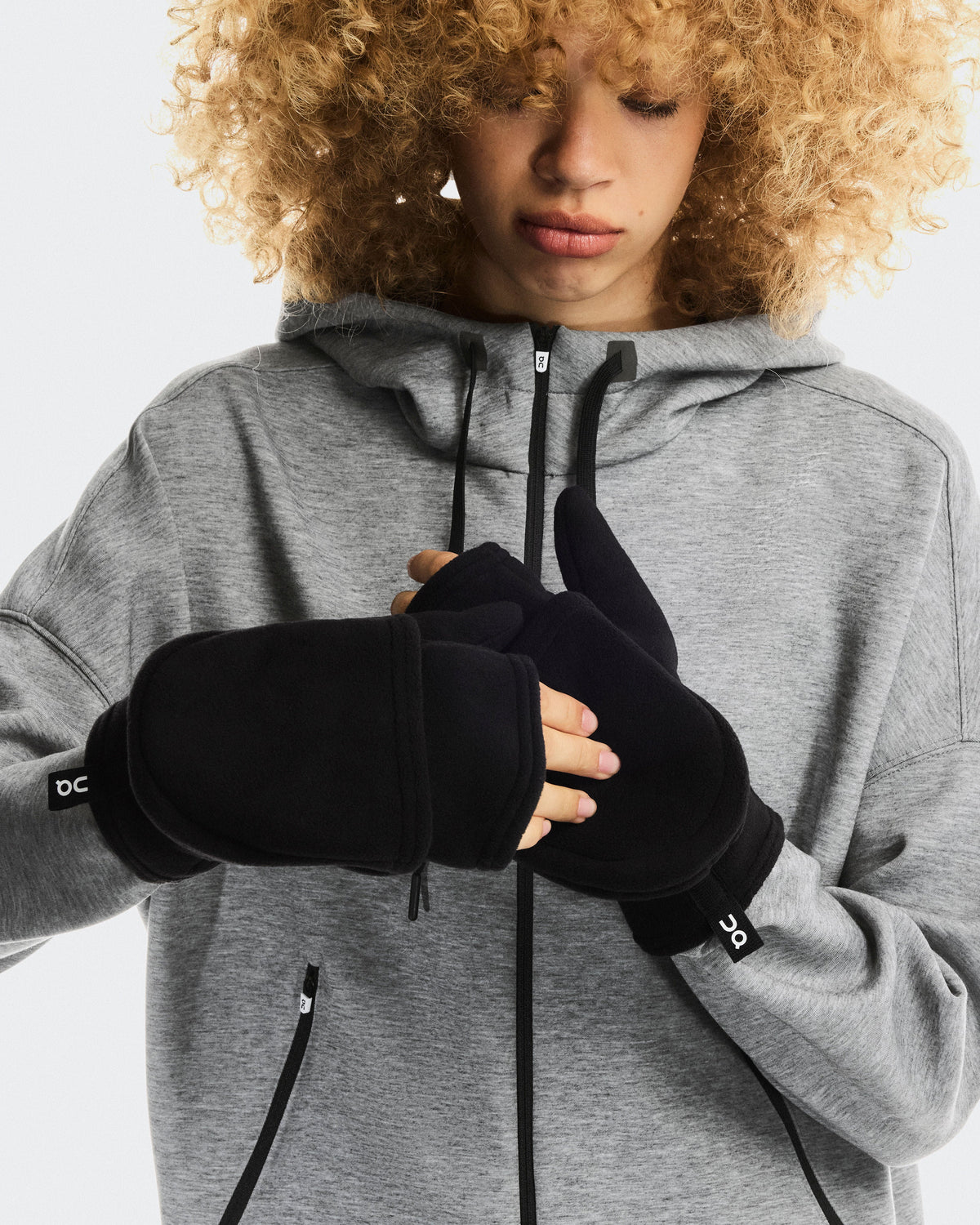 Fleece Mitten Black - US 7496