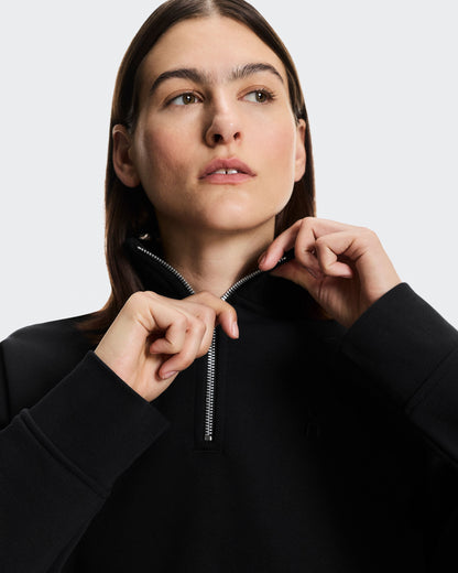 Women's Club Collective 1/4 Zip Black - US 3748