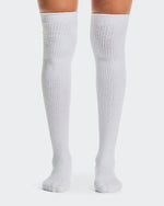 Terry Sock Knee High White - US 3315